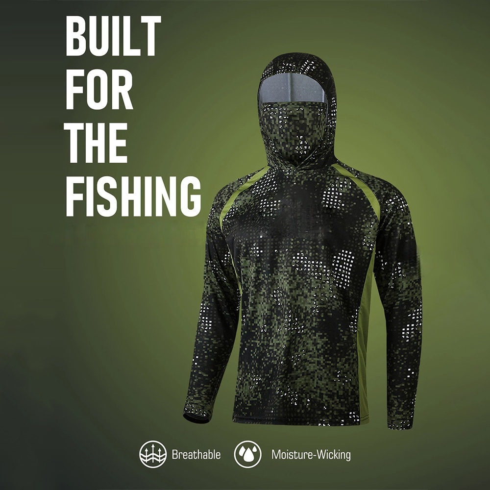 Rash Guard Long Sleeve - Camiseta de Pesca MALFC para Hombre,