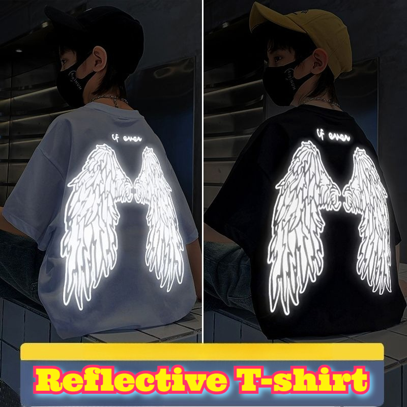 Summer Clothing Teens - Camiseta con alas reflectantes para jóvenes,