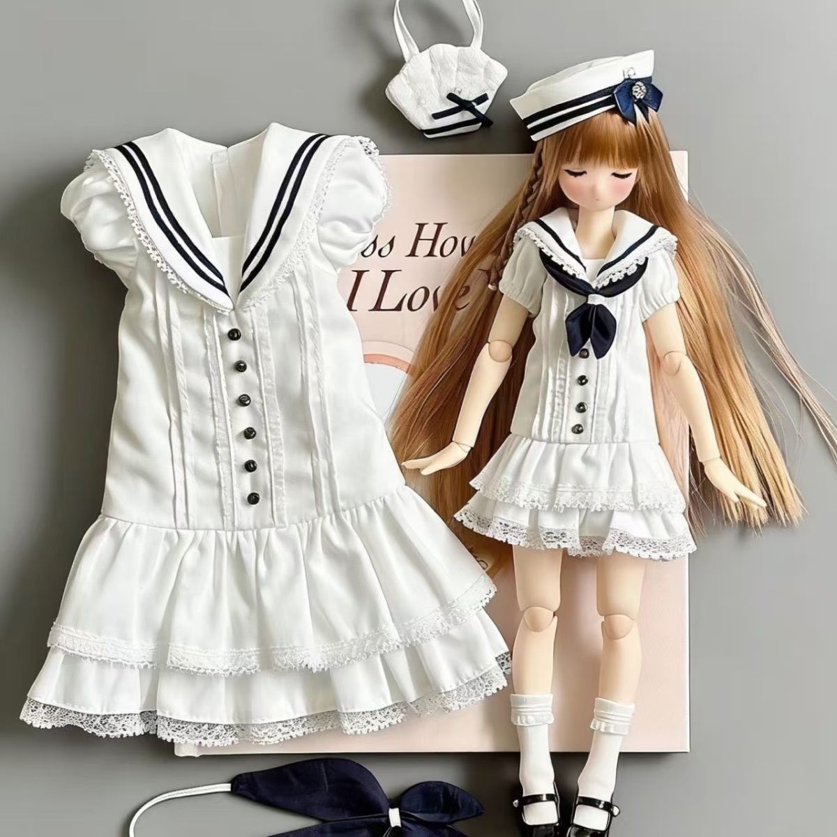 Summer Clothing Girl - Ropa para muñecas BJD, modelo Ob22Ob24:
