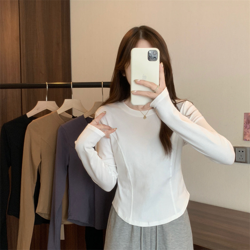 Summer Clothing Teens - Camiseta de manga larga ajustada para