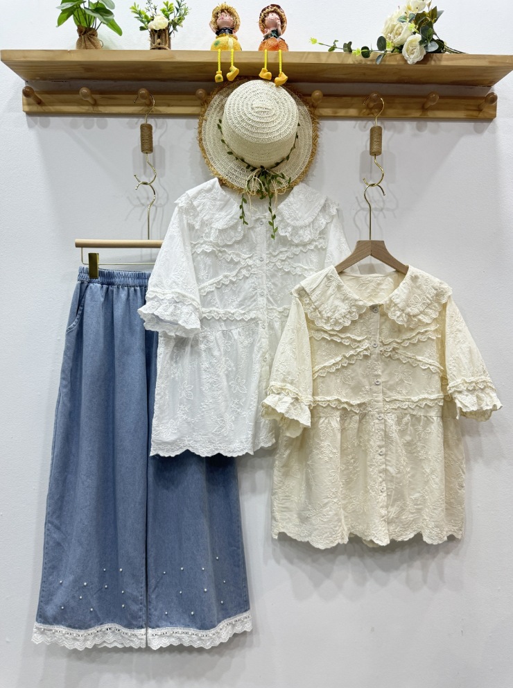 Japan Summer Clothing Women - Ropa Mori kei, camisa dulce lolita,