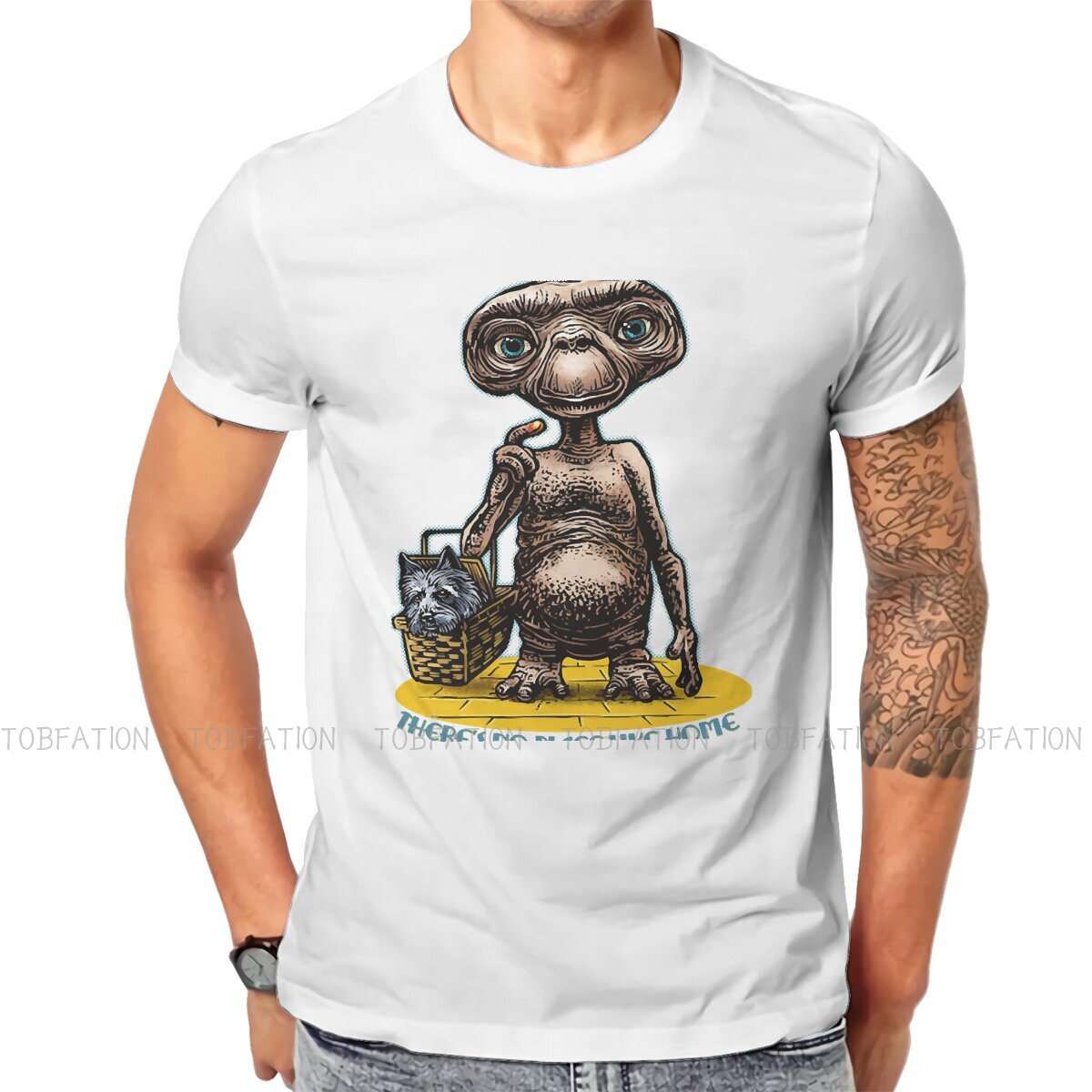 E.T.-Camiseta con estampado de - Summer Clothing Places reseña y precio