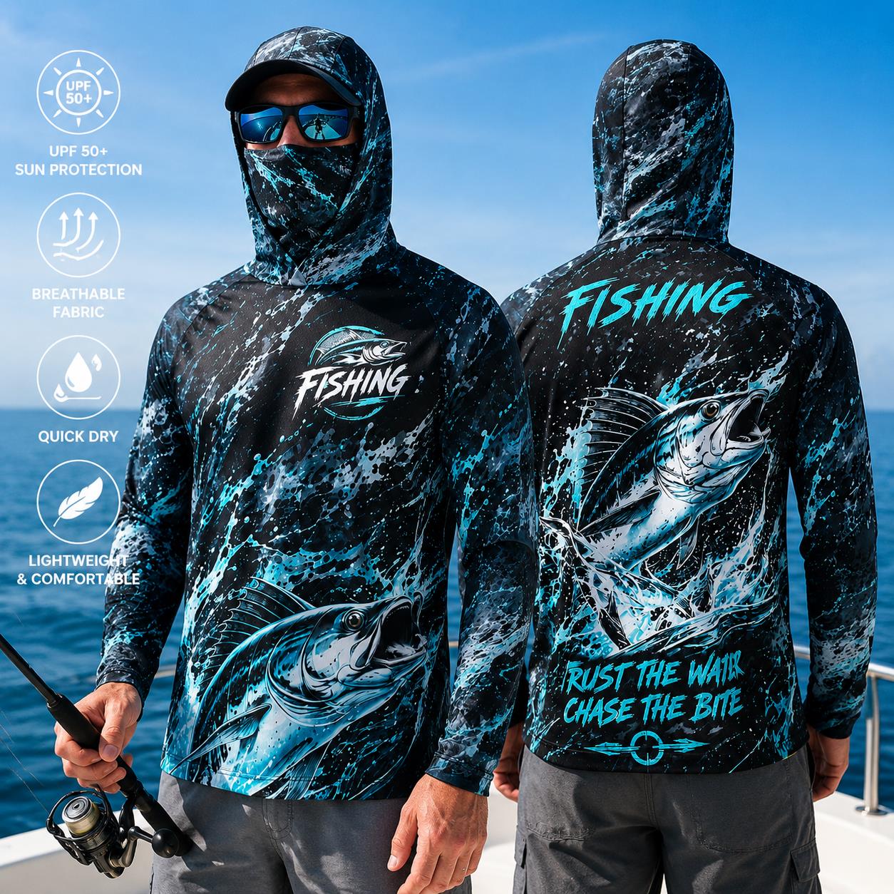 Camiseta de pesca de manga lar - Rash Guard Long Sleeve reseña y precio