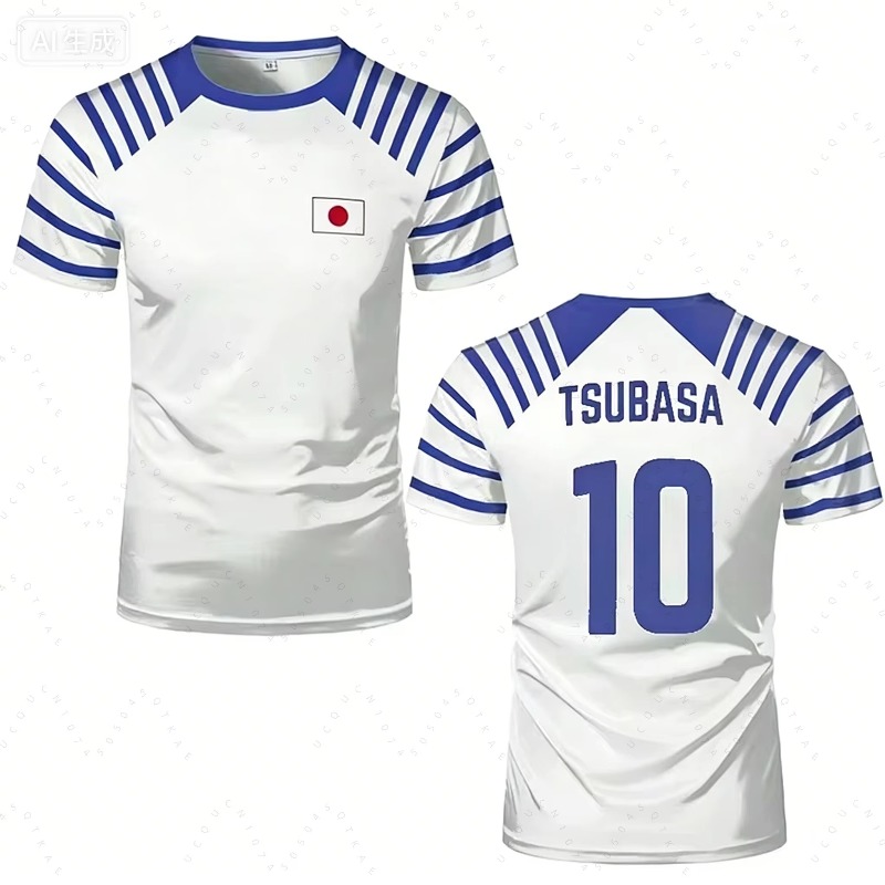 Camiseta de Anime Captain Tsub - Japan Summer Clothing Women reseña y precio