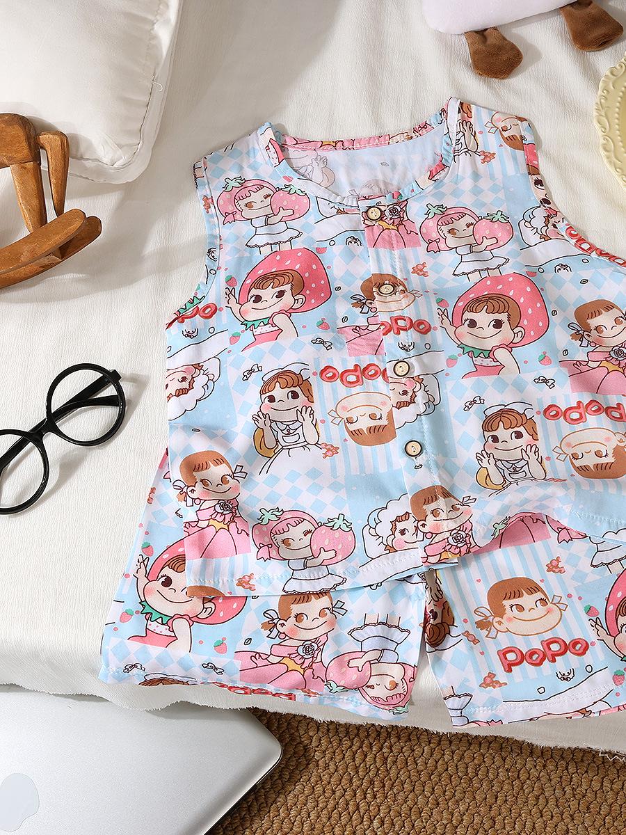 Conjunto de Verano para Niñas, - Summer Clothing Girl reseña y precio