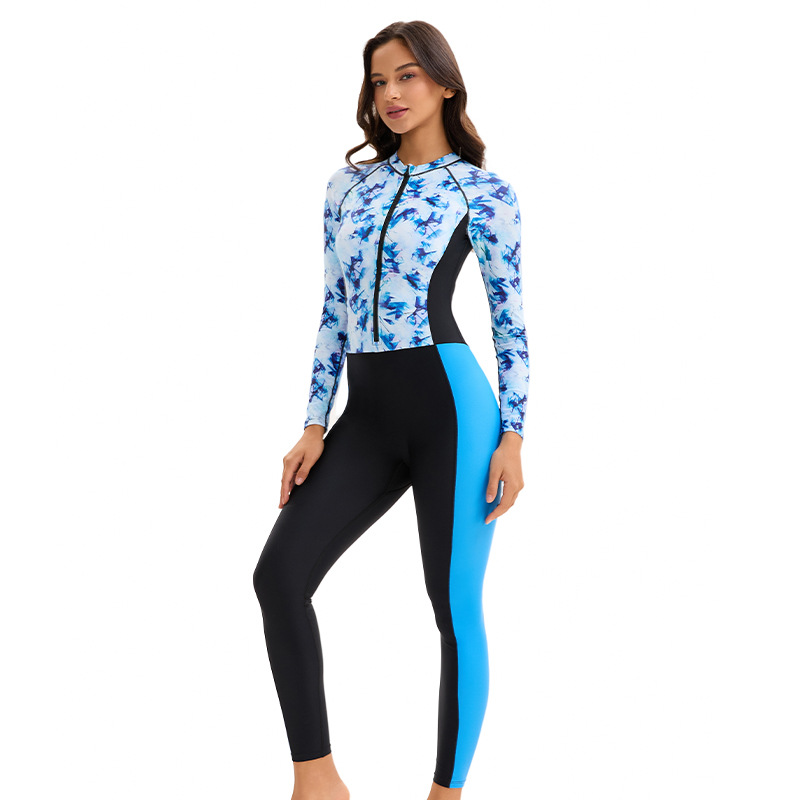 Nuevo traje de baño de dos pie - Rash Guard Long Sleeve reseña y precio