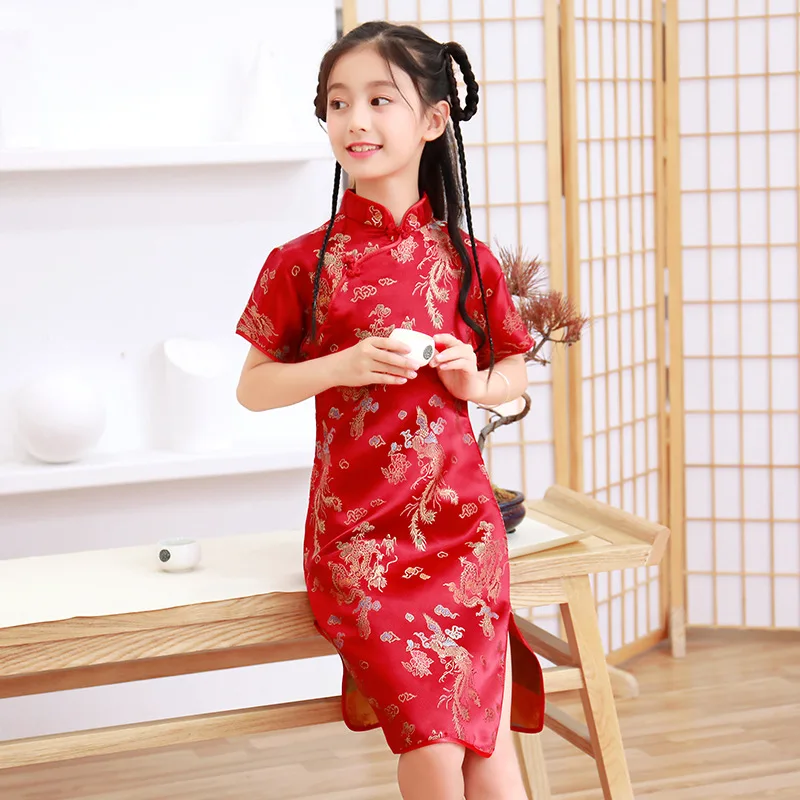 Cheongsam de verano para niños - Summer Clothing Baby Girl reseña y precio
