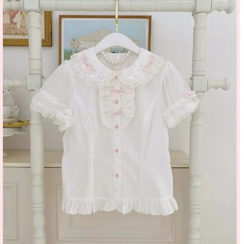 Blusa de Encaje con Lazo, Esti - Summer Clothing Teens reseña y precio