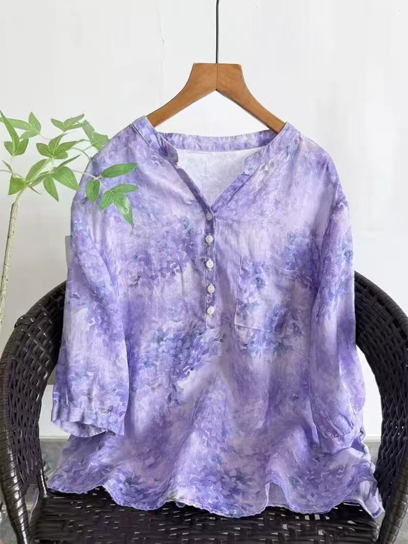 Camisas 100% de ramio para muj - Japan Summer Clothing Women reseña y precio