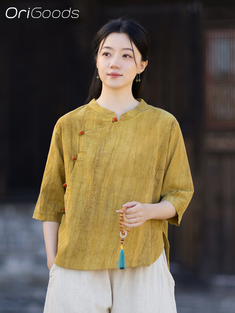 Camisa Tie Dye OriGoods para M - Japan Summer Clothing Women reseña y precio