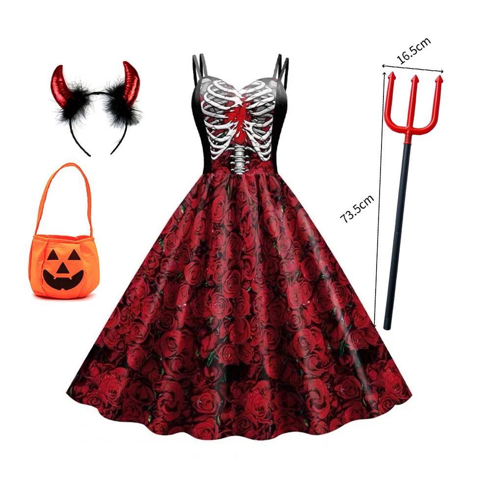 Vestido de Disfraz de Cosplay  - Summer Clothing Teens reseña y precio